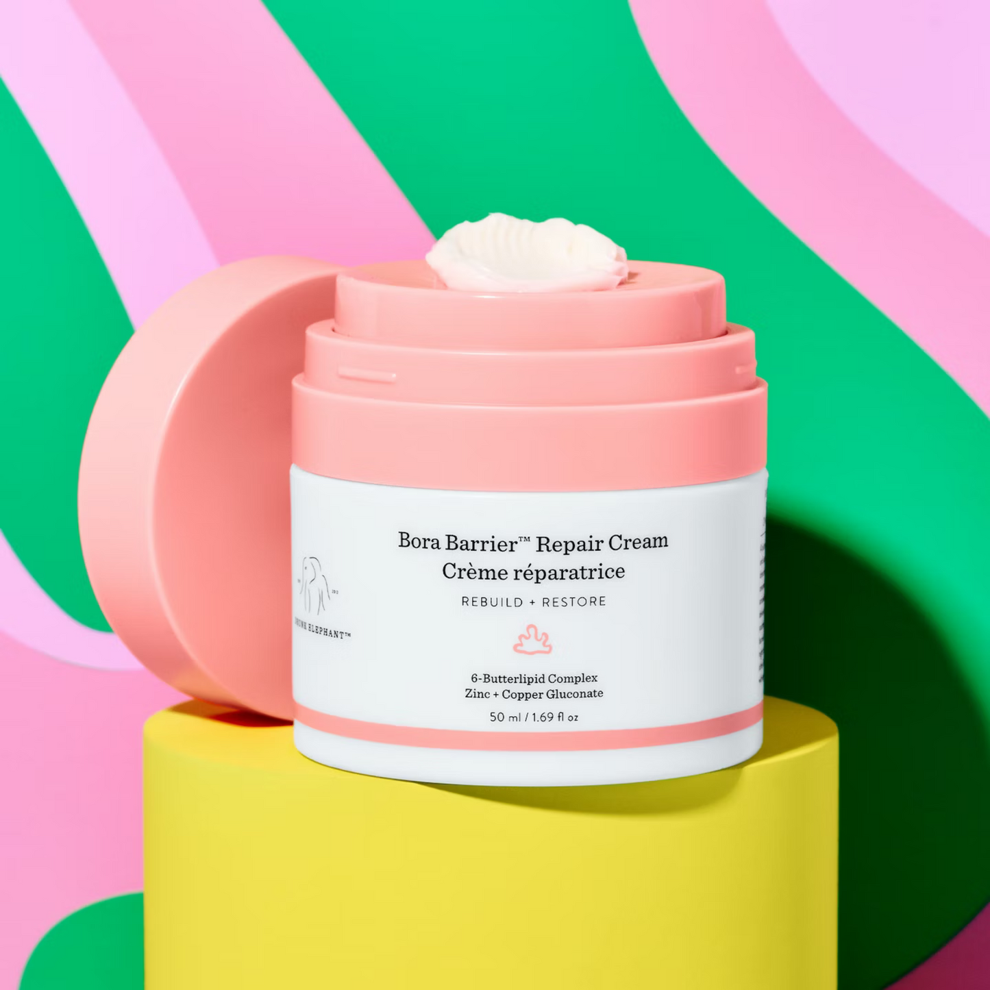 Bora Barrier Crème - Crème visage riche en lipides & céramides Drunk Elephant 50ML